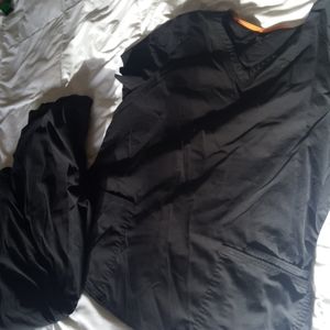 Black scrub top and bottoms